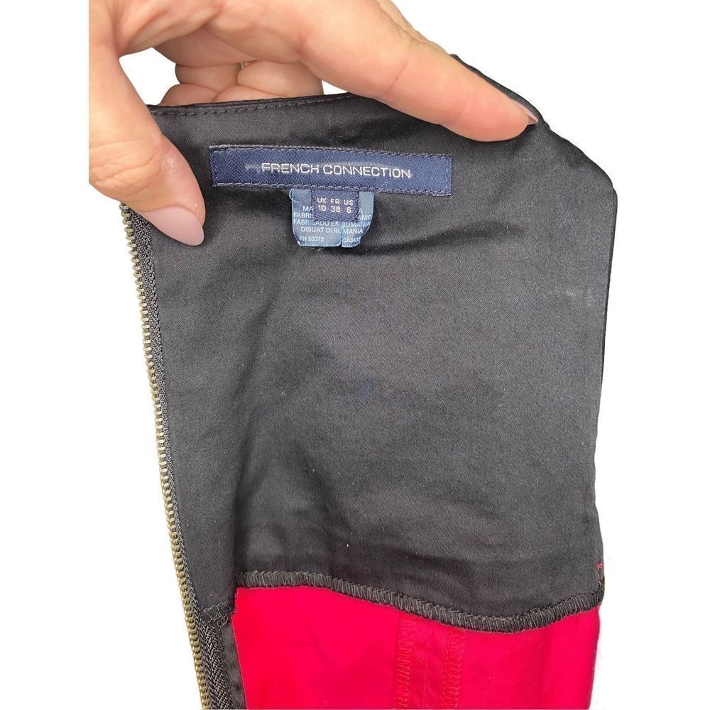 French Connection Fuchsia And Black Color Block F… - image 7